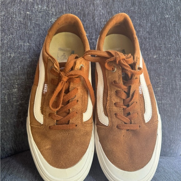 Vans Brown Suede Skate Sneakers - Picture 2 of 8